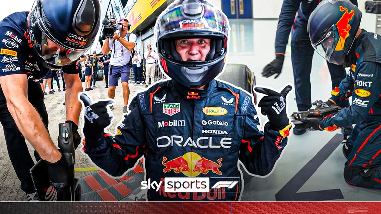 Sky Sports News reporter Craig Slater tries out for Red Bull pit team!