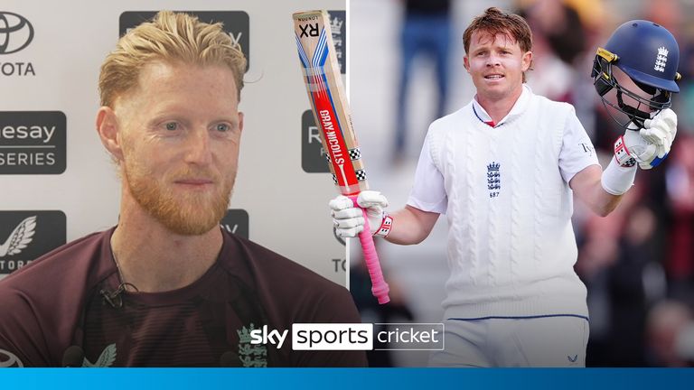 Ben Stokes on Ollie Pope