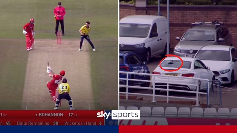 Mikey Jones smashes car window