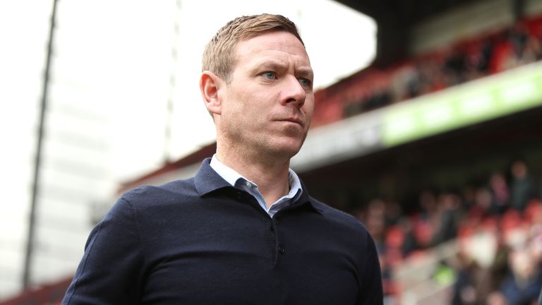 Dean Holden pictured during his time in charge of Charlton Athletic