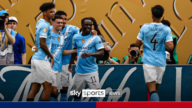 Manchester City kicked off their Club World Cup campaign with a 2-0 win over Wydad Casablanca. Credit: DAZN