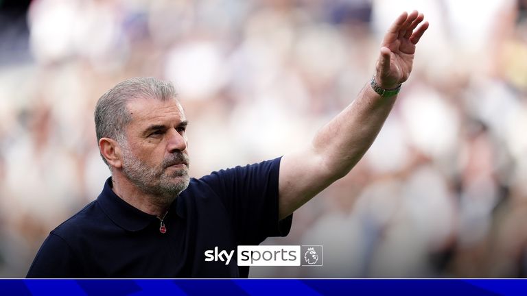 Sky Sports News' Michael Bridge looks at whether Tottenham Hotspur head coach Ange Postecoglou will be given the chance to lead Spurs into next season after having finished
17th in the Premier League.
