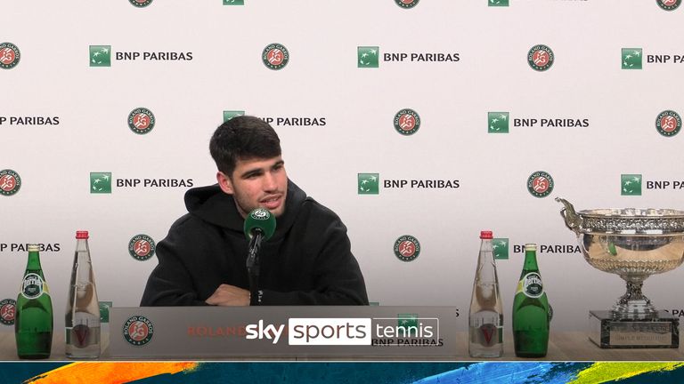 &#39;The most exciting match&#39; - Alcaraz on French Open victory against Sinner