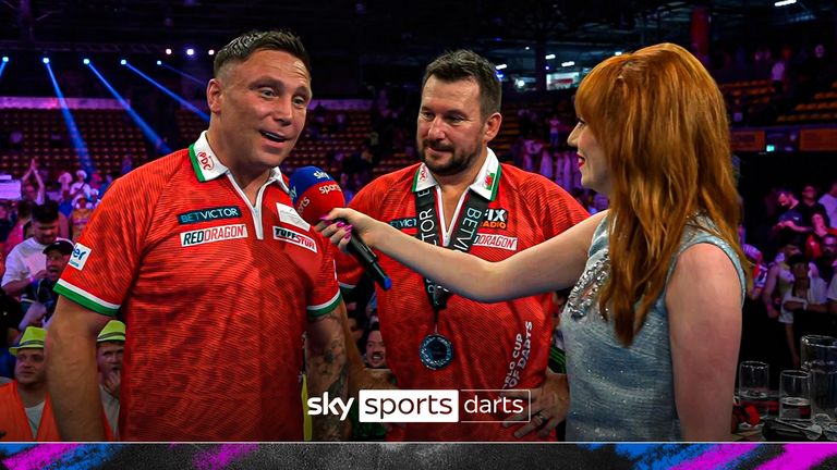 Gerwyn Price and Jonny Clayton