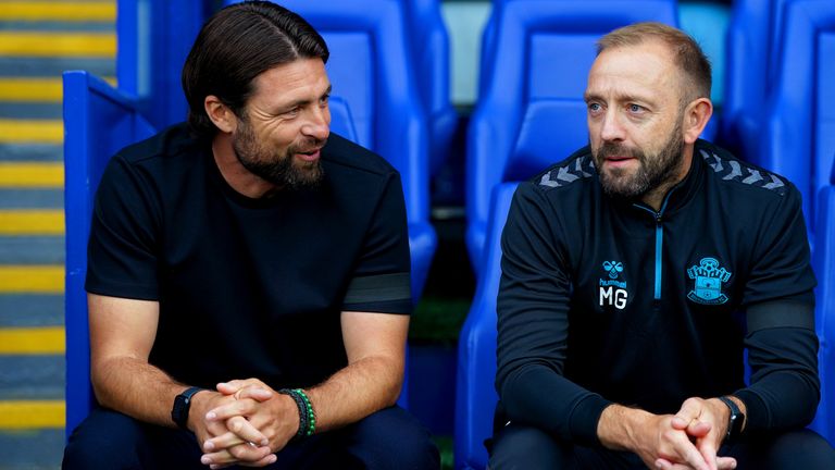 Matt Gill (R) assisted Martin in Southampton and Swansea