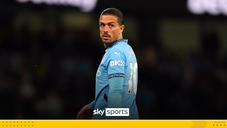 Manchester City's Jack Grealish during the Premier League match at the Etihad Stadium, Manchester. Picture date: Tuesday May 20, 2025.
