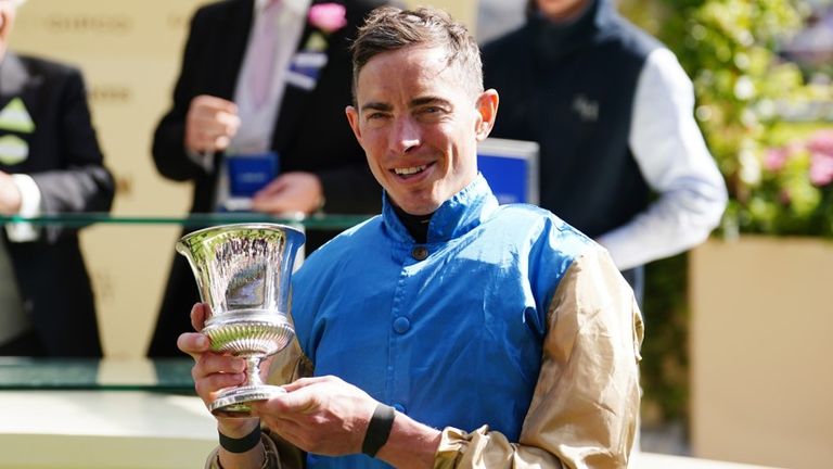 James Doyle landed the Jersey Stakes aboard Haatem last year
