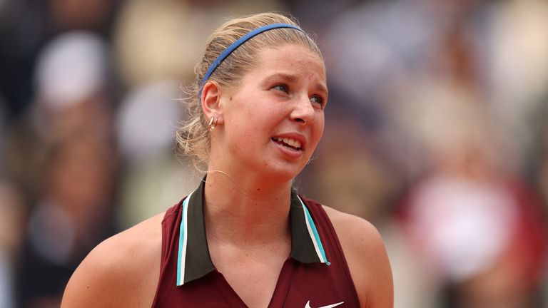 Britain's Hannah Klugman lost the French Open girls' final to Austria's Lilli Tagger