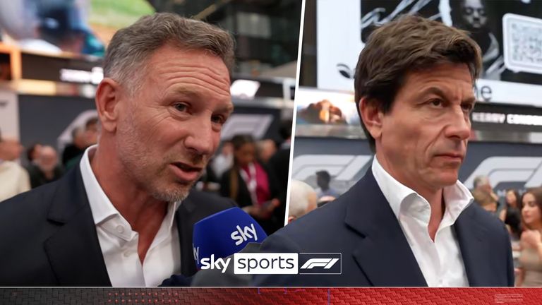Horner and Wolff at F1 Movie.