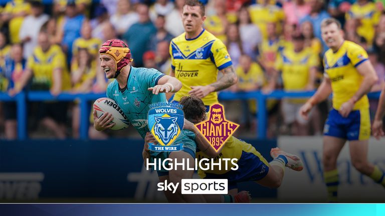 Highlights of the Super League match between Warrington Wolves and Huddersfield Giants. Images: SWpix