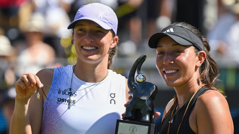 Iga Swiatek and Jessica Pegula, Bad Homburg Open (Associated Press)