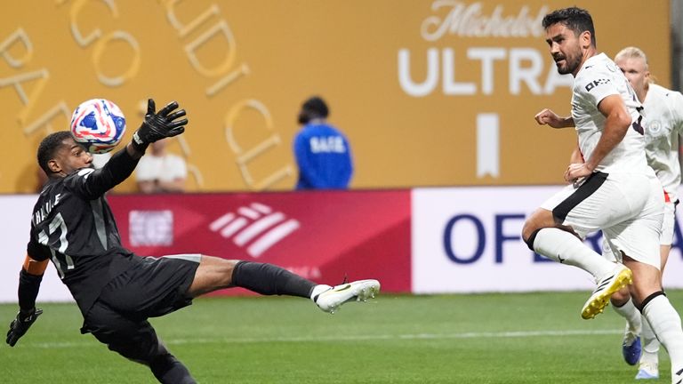 lkay Gundogan scores Man City's fourth goal against Al Ain