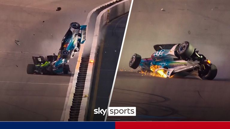 IndyCar crash