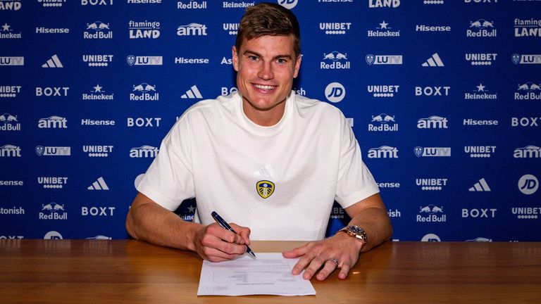 Jaka Bijol has signed a five-year contract at Elland Road. Pic: Leeds United
