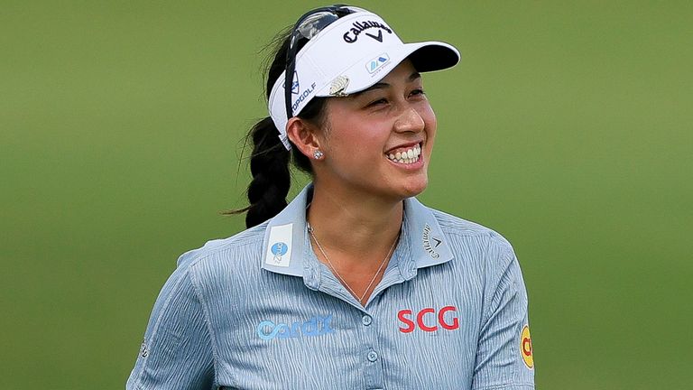 Jeeno Thitikul during round two of the KPMG Women's PGA Championship
