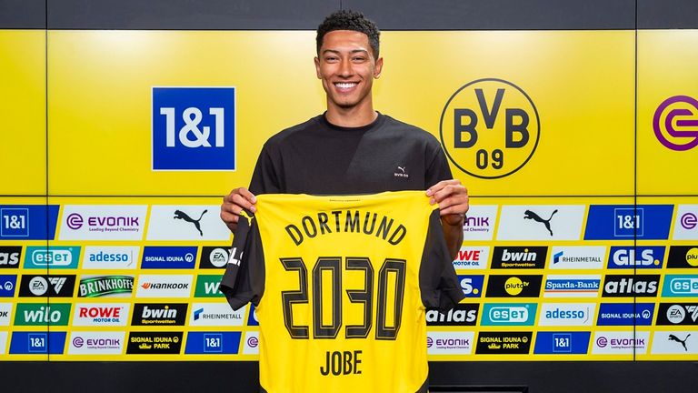 Jobe Bellingham has  signed a deal with Borussia Dortmund until 2030 (Image credit: Borussia Dortmund)