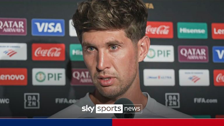 John Stones on injury