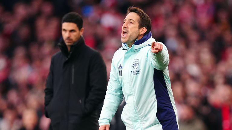 Nico Jover (right) has become a key figure at Arsenal, and was previously at Brentford