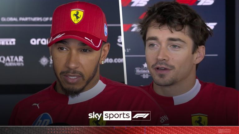 Lewis Hamilton and Charles Leclerc seemed optimistic despite the 