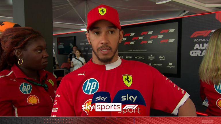 Lewis Hamilton was upbeat after a 'fantastic' qualifying performance, which saw the Ferrari driver take fourth for the race on Sunday.