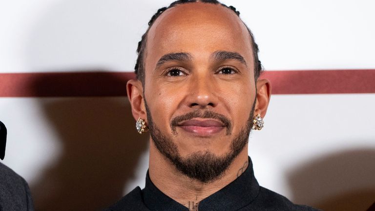 Lewis Hamilton at the European premiere of F1 The Movie