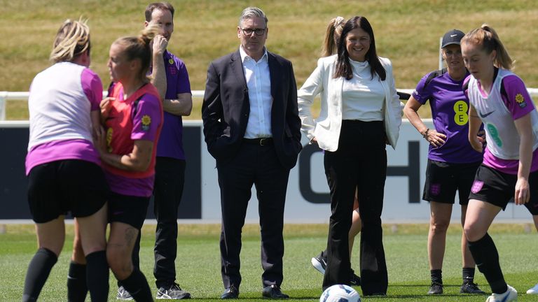 Culture secretary Lisa Nandy met the Lionesses along with prime minister Keir Starmer on Thursday
