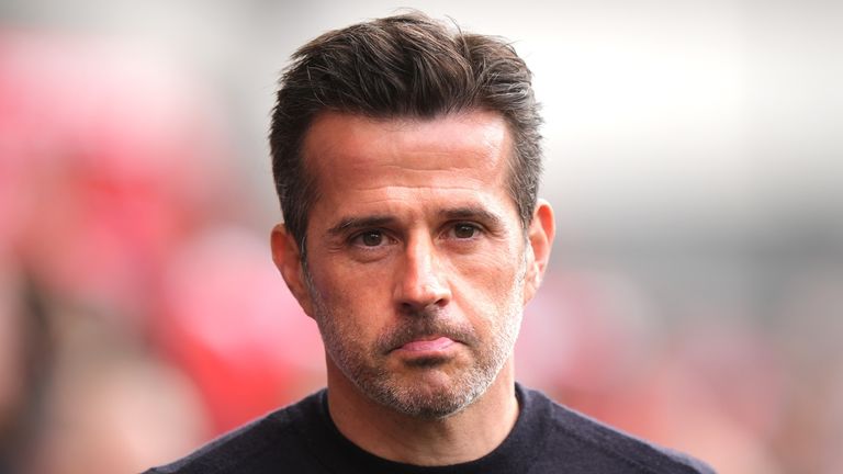 Marco Silva, Fulham's director, before the Premier League match at the Gtech Community Stadium, Berostford. Photo date: Sunday, May 18, 2025.