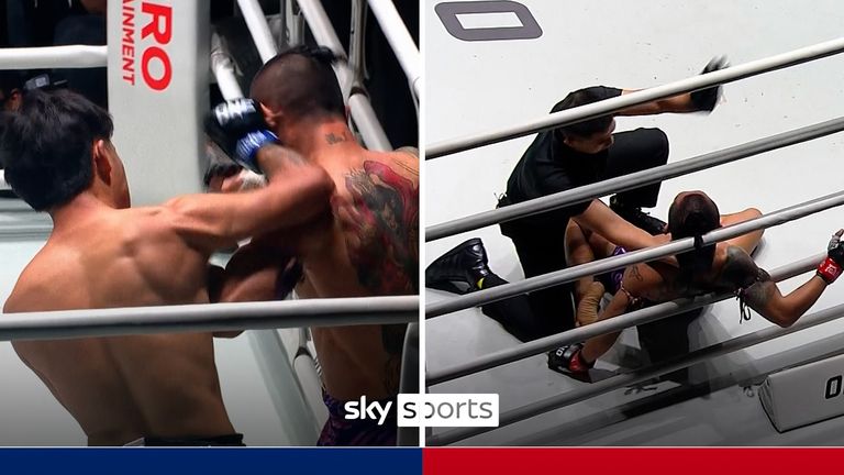 Pompet PK Saenchai rendered his opponent unconscious with a huge right hand during ONE Friday Fights 111.