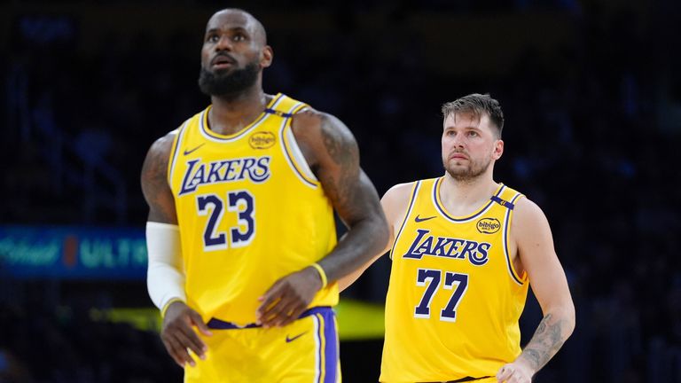 LeBron James and Luka Doncic