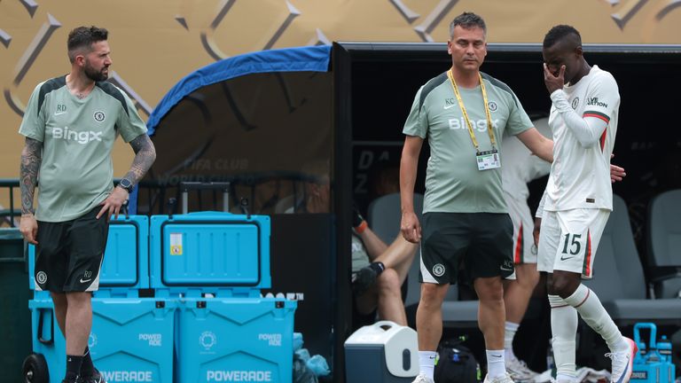 Jackson was visibly distraught as he left the pitch and later apologised to his team-mates