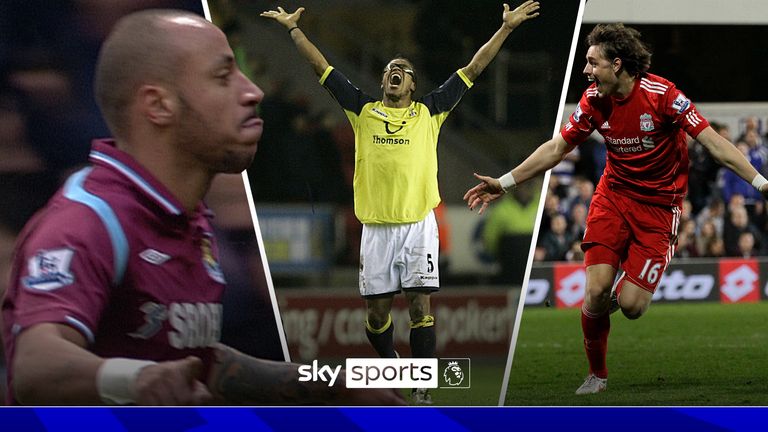 Part one of the best goals scored by players to only score one goal in the Premier League.