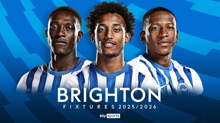 Brighton fixtures 2025/26