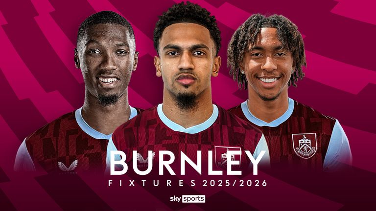 Burnley fixtures 2025/26