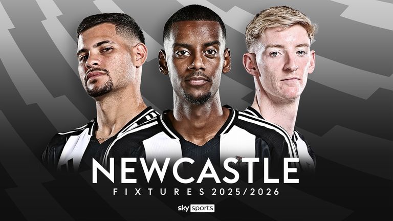 Newcastle United fixtures 2025/26