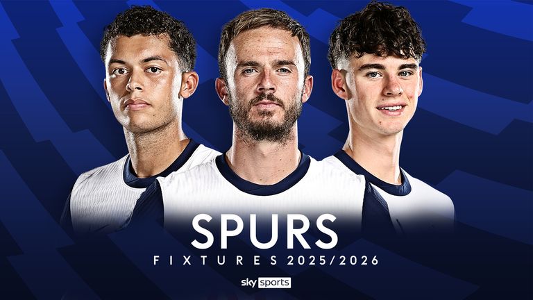 Spurs fixtures 2025/26