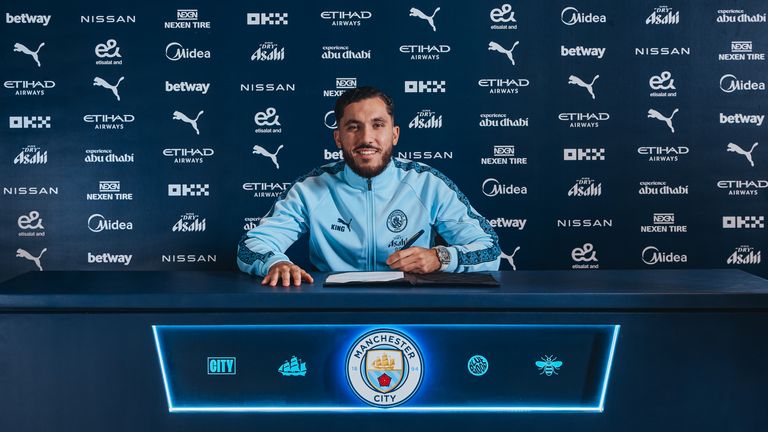 New Man City signing  Rayan Cherki Courtesy of Man City FC