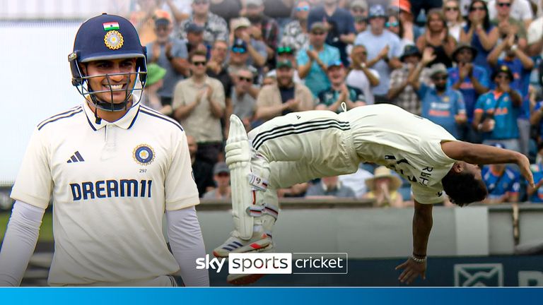 Shubman Gill enjoys Rishabh Pant 