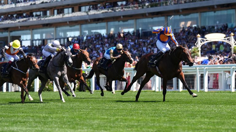 True Love clears away to win the Queen Mary Stakes at Royal Ascot