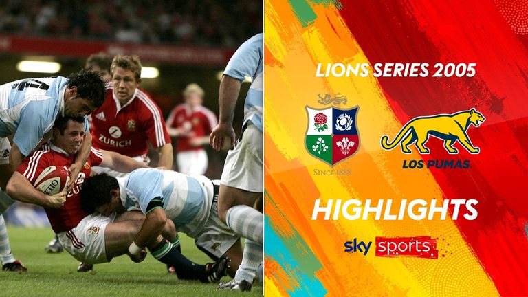 With the Lions set to face Argentina once again, watch highlights from the last meeting between the sides back in 2005 in Cardiff.
