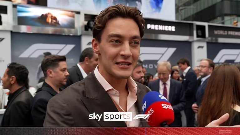 Russell at F1 Movie.