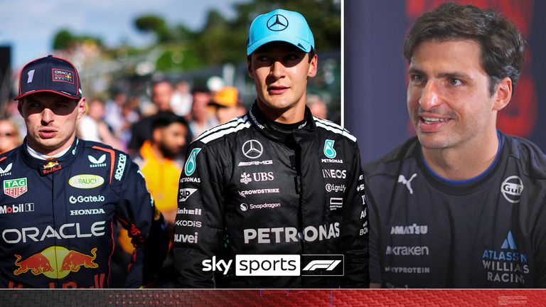 Sainz on Verstappen-Russell