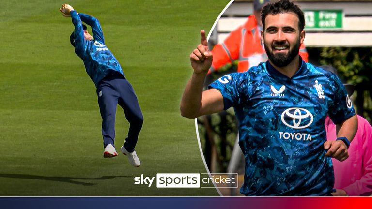 Harry Brook and Saqib Mahmood