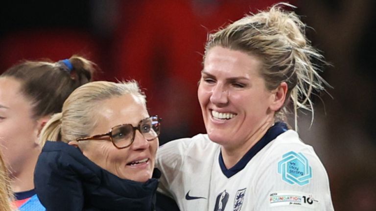 Sarina Wiegman has admitted she does not know if Millie Bright will play for England again