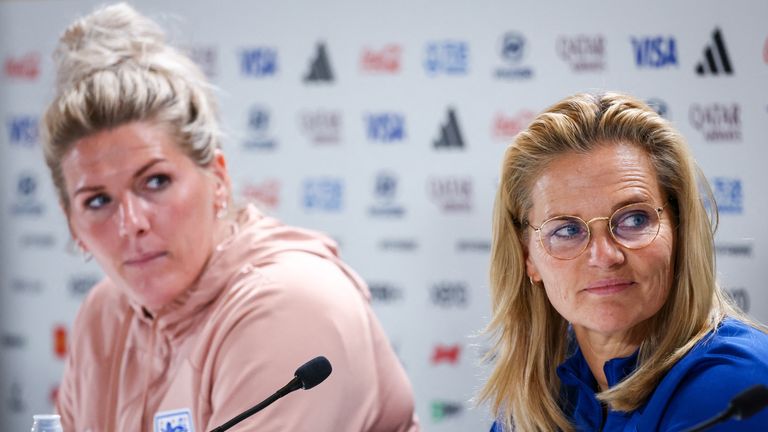 Sarina Wiegman has admitted she does not know whether Millie Bright will play for England again