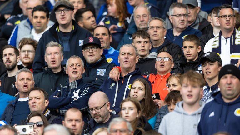 Some Scotland fans are ready for a change in head coach
