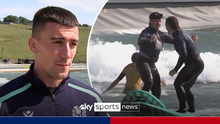 Scotland Rugby swap boots for surfboards ahead of summer tour