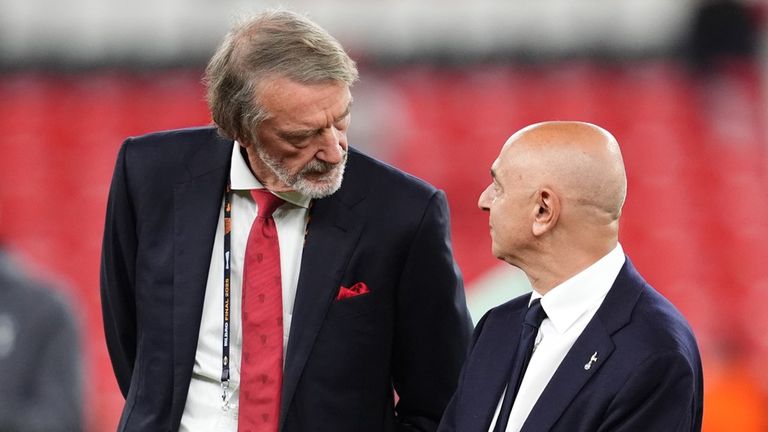 Sir Jim Ratcliffe and Daniel Levy
