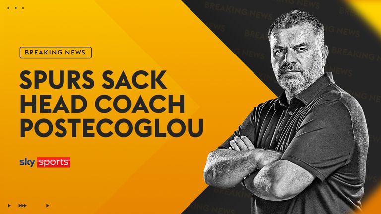 Tottenham have sacked Ange Postecoglou 
 