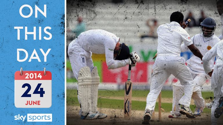On This Day: Jimmy Anderson distraught as Sri Lanka win series with a ball to spare in 2014
