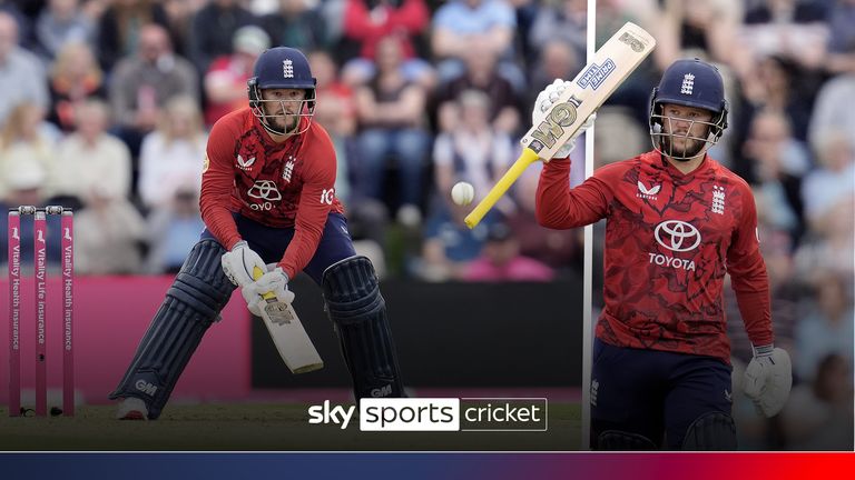 Watch the best shots from Ben Duckett, who smashed a blistering 84 off 45 balls against West Indies in the 3rd T20.